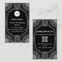 Arte Logo & QR Code Art Deco Luxo