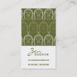 Cartão De Visita Artes Espirituais de Cura Holística do Buda Zen Mo