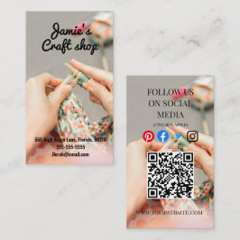 Cartão De Visita artesanato compro pintura artista oficina pintura 