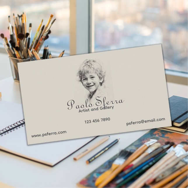 Cartão De Visita Artist and Gallery (Criador carregado)
