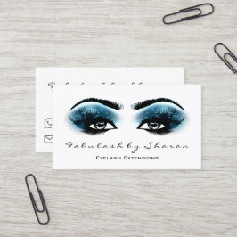 Cartão De Visita Artista Artista Eyebrow Ramal Azul Marinho