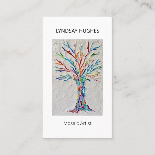 Cartão De Visita Artista artístico artístico do artesão (Frente)