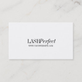 Cartão De Visita Artista de Ativação de Extensões Lash Profissionai