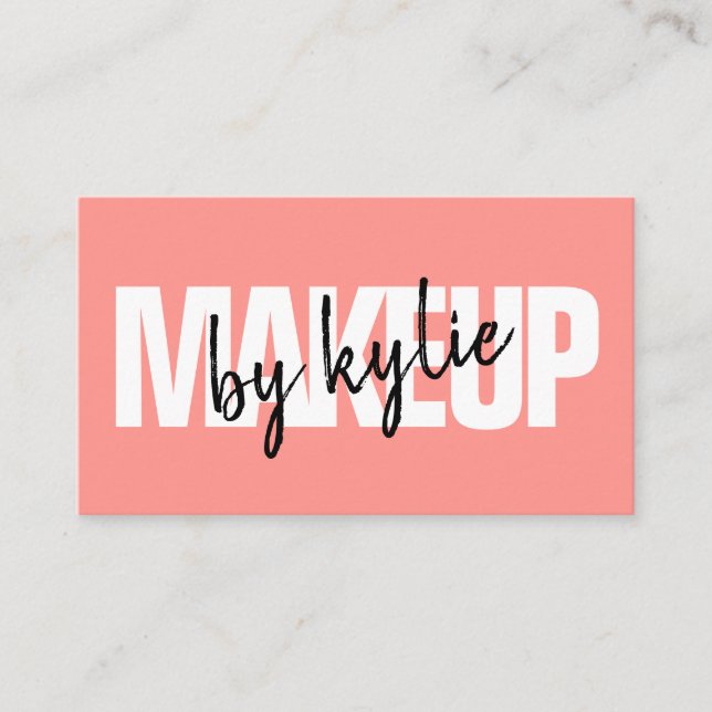 Cartão De Visita Artista de ativação negrito script de assinatura c (Frente)