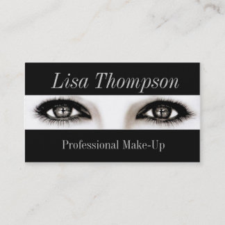 Cartão De Visita Artista de composição profissional/olhos modelo da