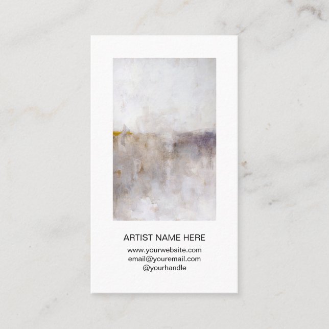 Cartão De Visita Artista de Fotografia de Arte Dupla Face (Frente)