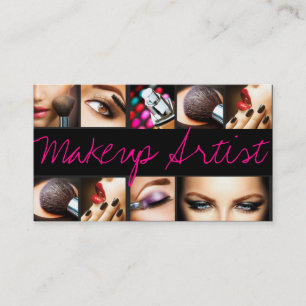 Cartão De Visita Artista de maquiagem Cosmetólogo Unhas Beauty Sal