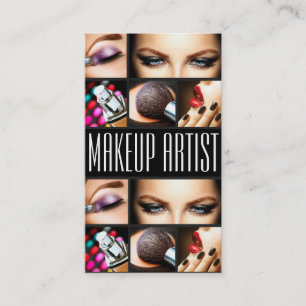 Cartão De Visita Artista de maquiagem Cosmetólogo Unhas Beauty Sal