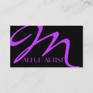 Cartão De Visita Artista de maquiagem Cosmetólogo Unhas Beauty Salo