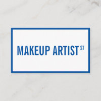 Artista de maquiagem de cartazes branco-de-vidro m