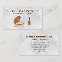 Artista de Maquiagem de Mármore Branco com Visual