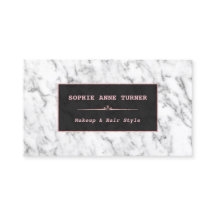 Artista de Maquiagem Dourada do Rosa Marble Branco