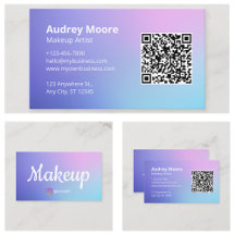 Artista de Maquiagem Minimalista Código QR