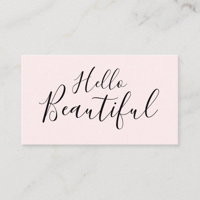 Cartão De Visita Artista de maquilhagem/cartão de visita de tendênc (Frente)