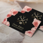 Cartão De Visita Artista de maquilhagem e pilha salon Vintage Flora<br><div class="desc">Makeup Artist & Hair Stylist Salon Vintage Floral Elegant Cartões de visitas.</div>