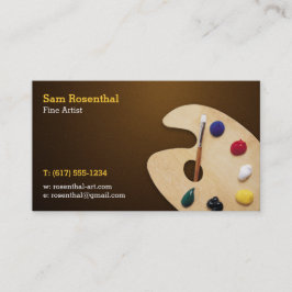 Cartão De Visita Artista Fino | Profissional