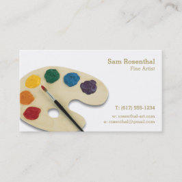 Cartão De Visita Artista Fino | Profissional