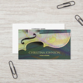 Cartão De Visita Artista Luthier do músico do professor do