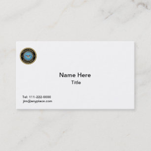 Cartão De Visita Artista Militar Cumshaw dos EUA