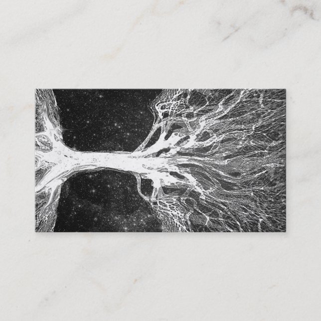 Cartão De Visita Árvore de vida por Amelia Carrie (Frente)