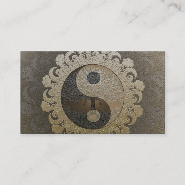 Cartão De Visita Árvore de vida por Amelia Carrie (Frente)