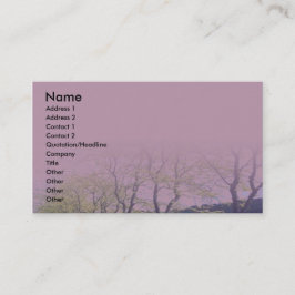 Cartão De Visita Árvores