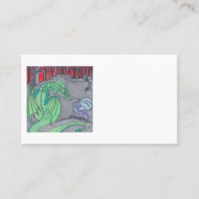 CARTÃO DE VISITA ASHES AND DRAGONS (Frente)