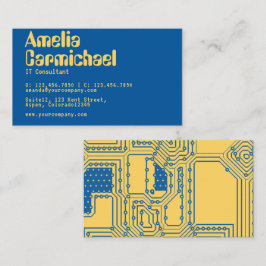 Cartão De Visita Aspen Gold e Princesa Blue Tecnologia Empresarial 
