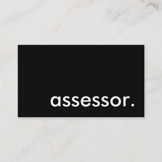 Cartão De Visita assessor. (Frente)