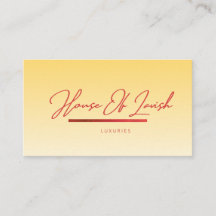 Assinatura Dourada Amarela Pastel House Of Lavish
