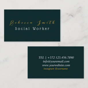 Cartão De Visita Assistente Social