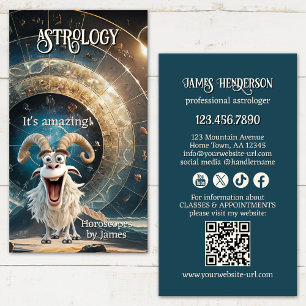Cartão De Visita Astrologista Profissional Engraçado