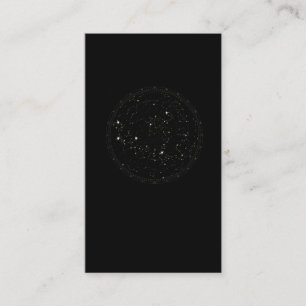 Cartão De Visita Astronomia Sky Map Stars Constelação de Horósco