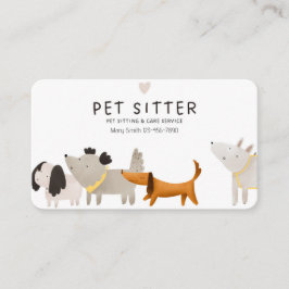 Cartão De Visita Atendedor de Pet Personalizável