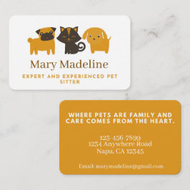 Cartão De Visita Atendedor de Pet Personalizável