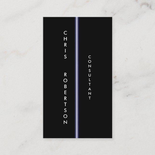 Cartão de visita Atrativo Atrativo Azul Branco Neg (Frente)