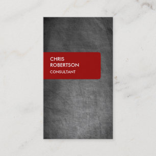 Cartão de visita Atrativo de Cinza de Quadro de Re