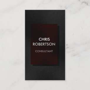 Cartão de visita Atrativo Vertical Simples Cinza