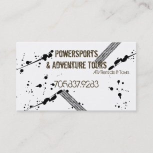 Cartão de visita - ATV 4 Wheeler Adventures Mud T