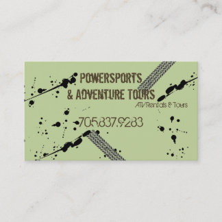 Cartão de visita - ATV 4 Wheeler Adventures Mud Ti