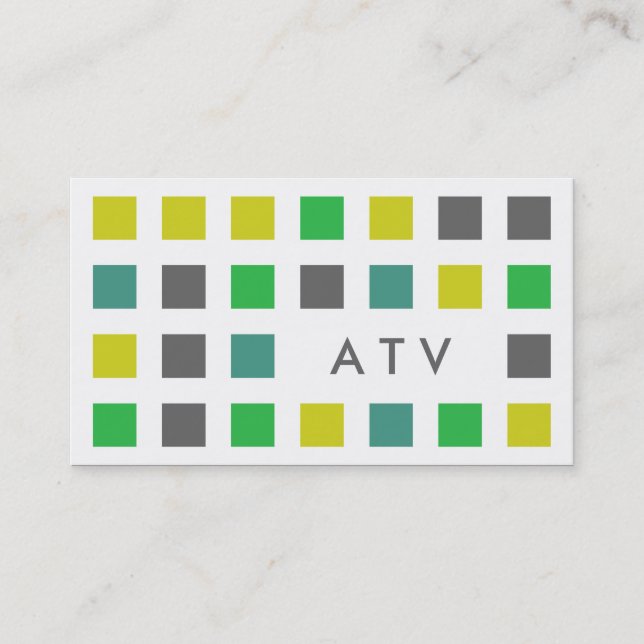 Cartão De Visita ATV (quadrados mod) (Frente)