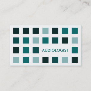 Cartão De Visita AUDIÓLOGO (quadrados-mod)
