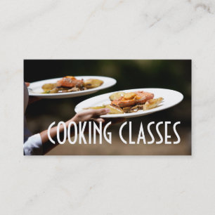 Cartão De Visita Aulas de Culinária Restaurante Bar Iron Chef