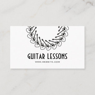 Cartão De Visita Aulas de Guitarra