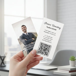 Cartão De Visita Aumente sua rede com código QR profissional