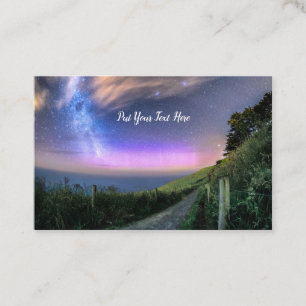 Cartão De Visita Aurora Nova Zelândia   Dunedin NZ   Luzes do Sul