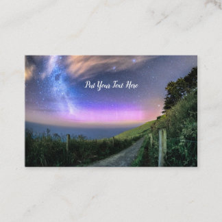 Cartão De Visita Aurora Nova Zelândia | Dunedin NZ | Luzes do Sul