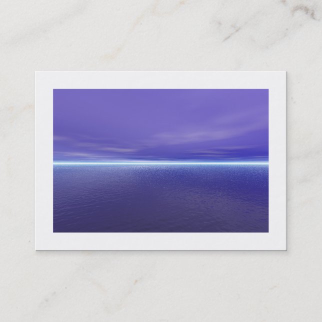 Cartão De Visita Aurora Roxa (bordada) (Frente)