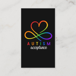 Cartão De Visita Autismo Sensibilização Meninas Crianças Autista