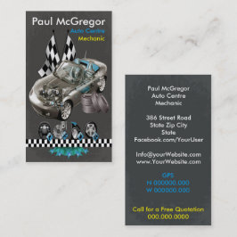 Cartão De Visita Auto Centre / Mechanic Business Card